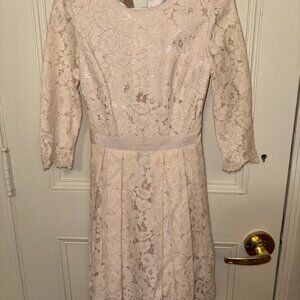 Ted Baker London Ameeya Flora Lace Fit & Flare Dress